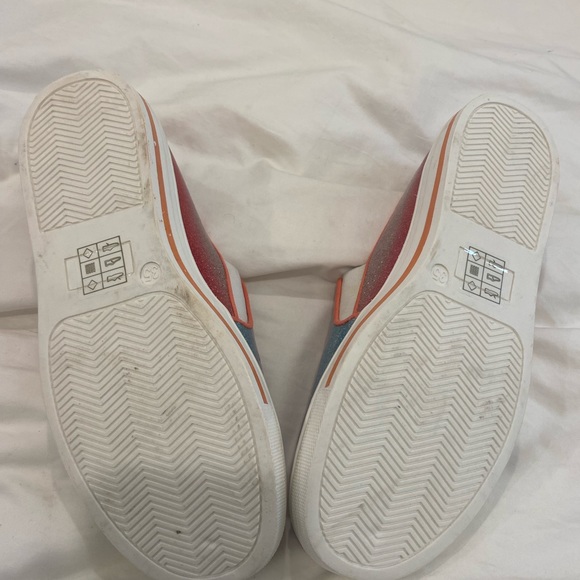 JCrew crewcuts slip on sparkly sneakers, size 3 - Picture 2 of 2